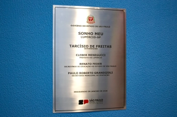 Foto - Inauguração Creche Escola e Entrega Kit Escolar Lupércio