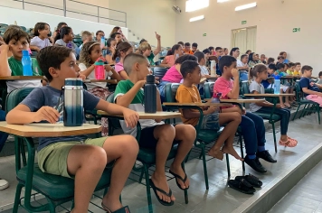 Foto - Palestra de Conscientização – Dia Mundial da Água Lupércio