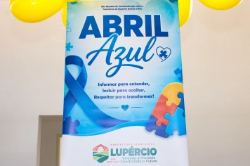 Foto - Palestra Abril Azul