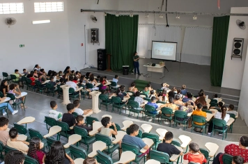 Foto - Palestra de Conscientização – Dia Mundial da Água Lupércio