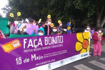 Foto - Passeata Contra a Violência Sexual de Crianças e Adolescentes