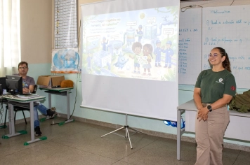 Foto - Palestra de Conscientização – Dia Mundial da Água Santa Terezinha