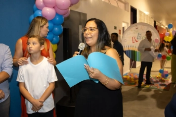 Foto - Inauguração Creche Escola e Entrega Kit Escolar Lupércio