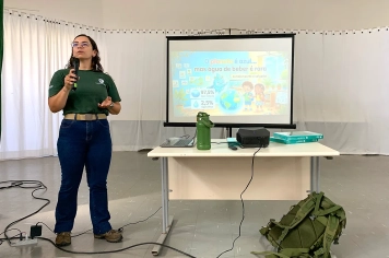 Foto - Palestra de Conscientização – Dia Mundial da Água Lupércio