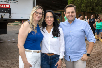 Foto - Visita da Primeira-dama do Estado Cristiane Freitas