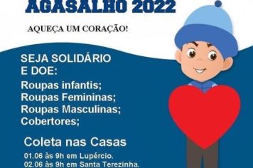 Foto - Inicio da Campanha do Agasalho 2022