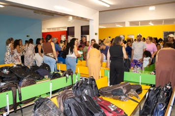 Foto - Inauguração Creche Escola e Entrega Kit Escolar Lupércio