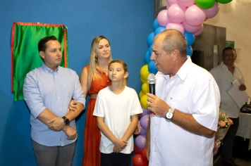 Foto - Inauguração Creche Escola e Entrega Kit Escolar Lupércio